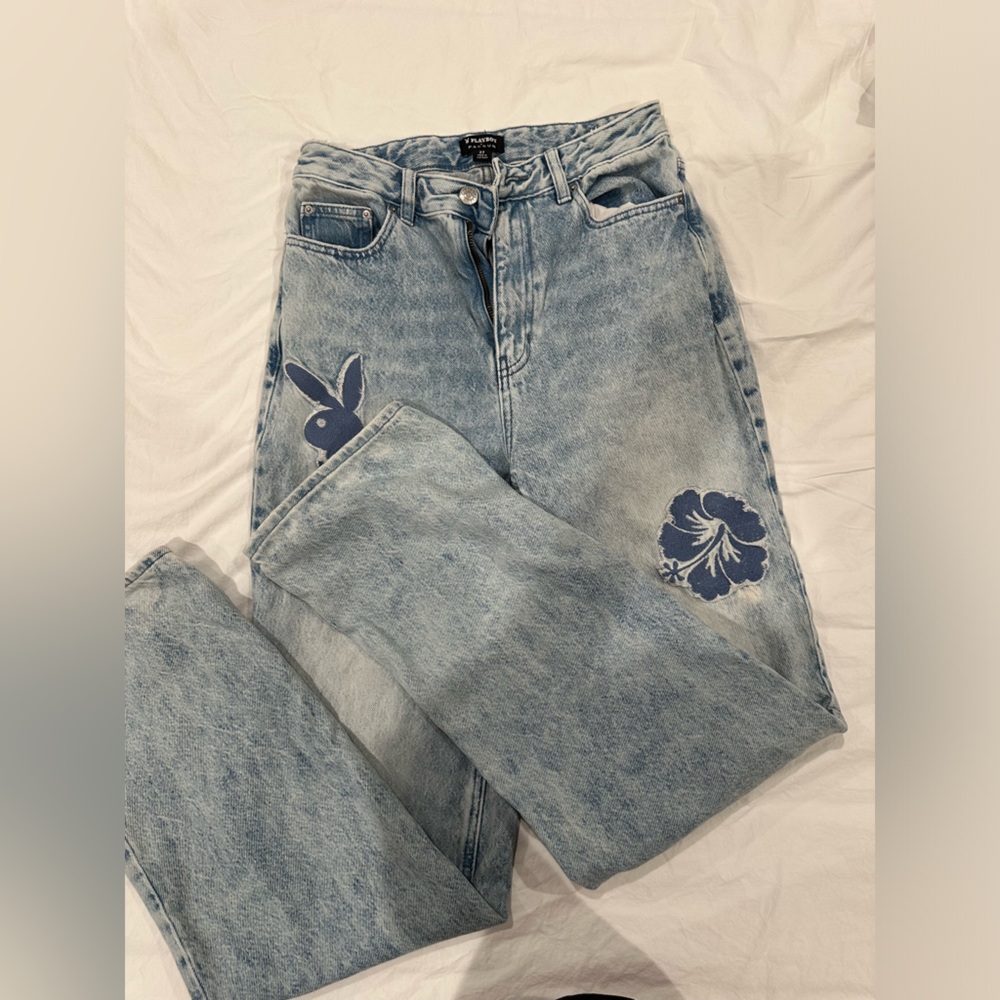 straight jeans playboy